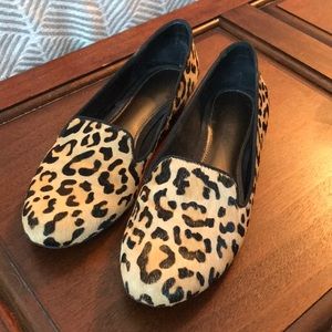 Leopard print flats EUC